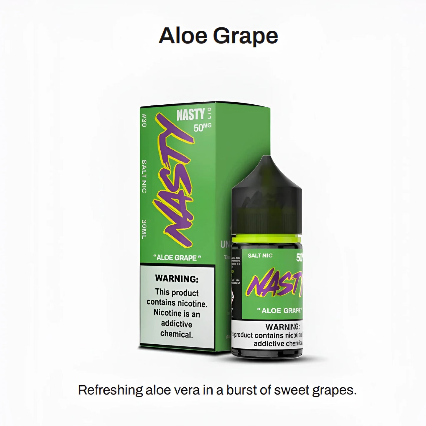 Aloe Grape - NASTY LIQ | 30ML Vape Juice | 20MG, 35MG, 50MG | Vapeshopindia My Store