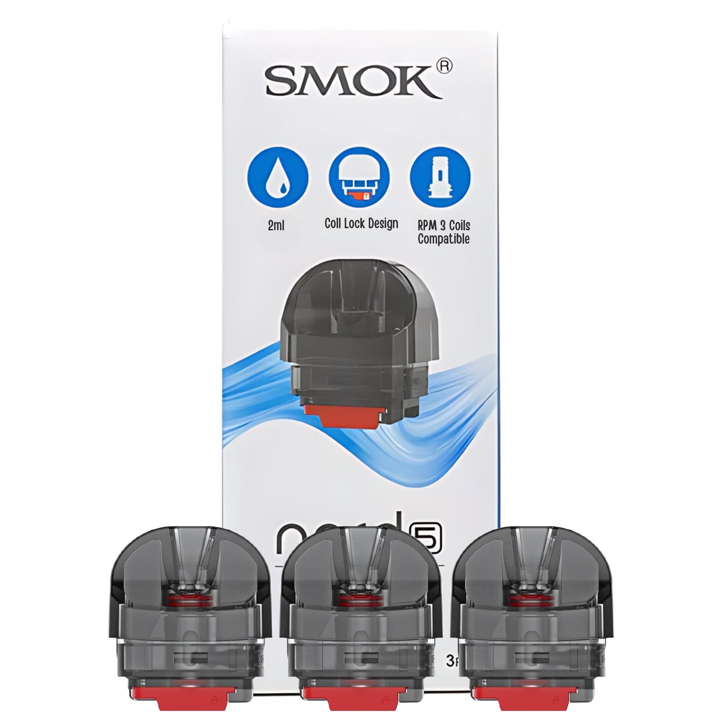 SMOK NORD 5 Replacement Pods India (Pack of 3) | Vapeshopindia My Store