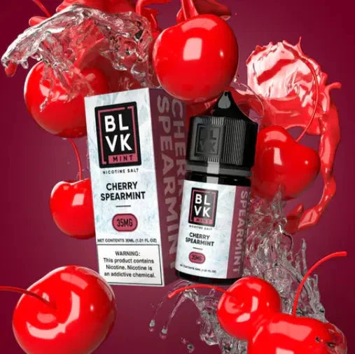 Cherry Spearmint-BLVK | Mint Series | 30Ml Vape Juice | 35MG,50MG | Vapeshopindia My Store