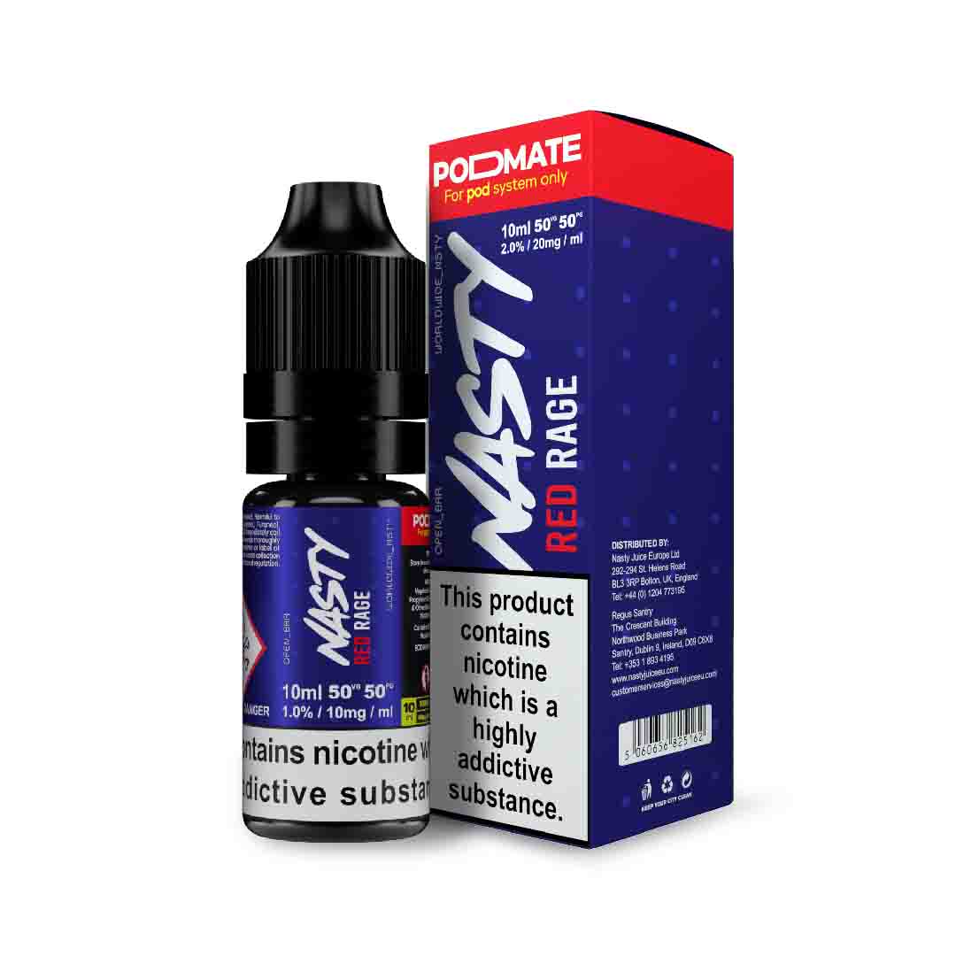 Red Rage - Nasty Salt | 30Ml Vape Juice | 35MG, 50MG | Vapeshopindia My Store