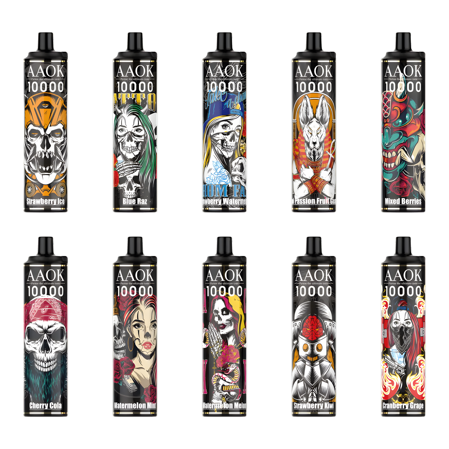 AAOK 11000 Puffs Rechargeable Disposable | Vape India My Store