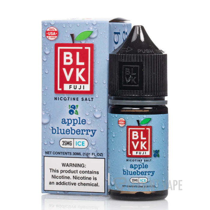 Apple Blueberry Ice - BLVK Fuji Salts | 30ML Vape Juice | 35MG | Vapeshopindia My Store