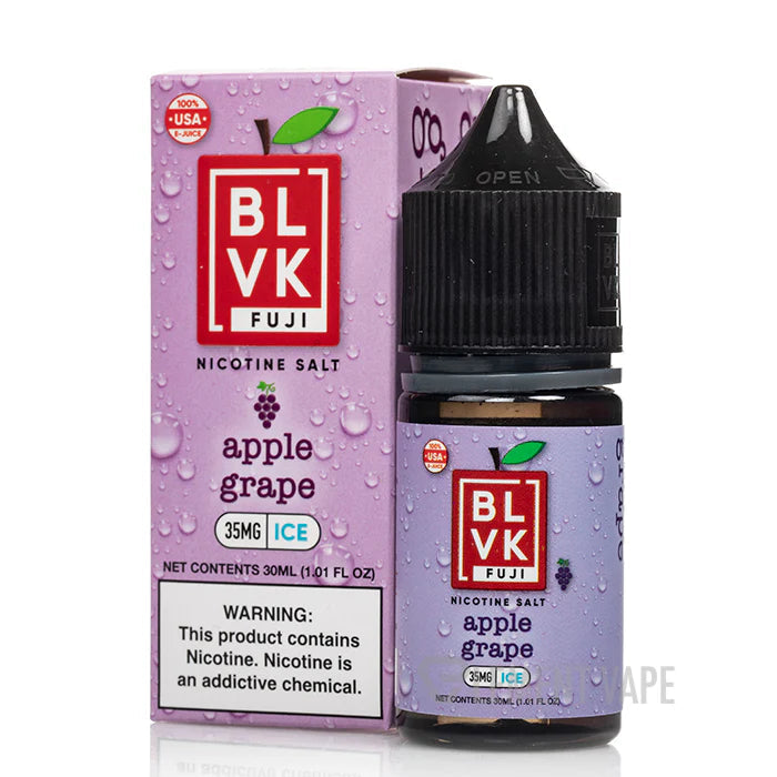 Apple Grape Ice - BLVK Fuji Salts | 30ML Vape Juice | 35MG | My Store
