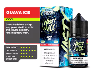 Guava ice - Nasty Super Cool | 30ML Nic Salt| 35MG,50MG | Vapeshopindia My Store