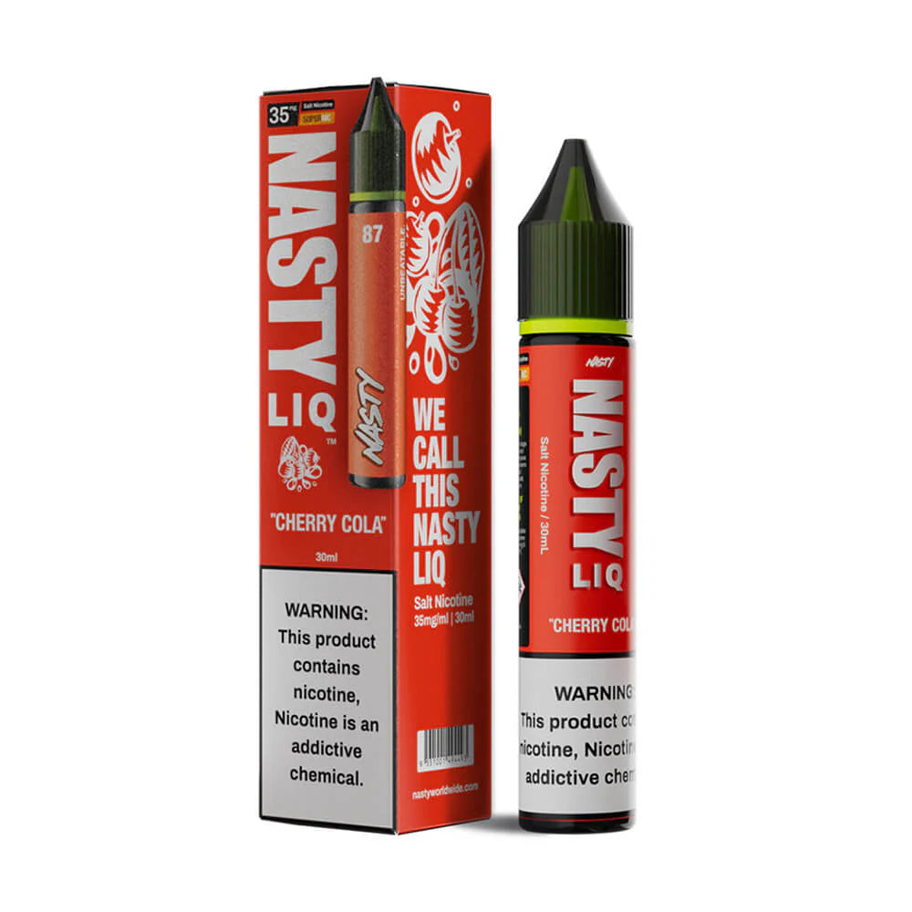 Cherry Cola - Nasty LIQ | 30ML Vape Juice | 35MG, 50MG | Vapeshopindia My Store