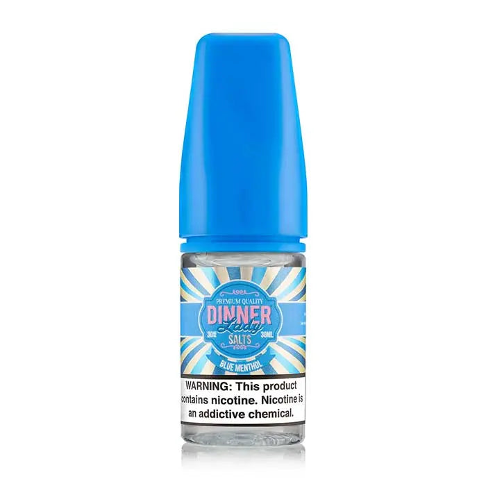 Blue Menthol - Dinner Lady Salts | 30ML Vape Juice | 30MG,50MG My Store