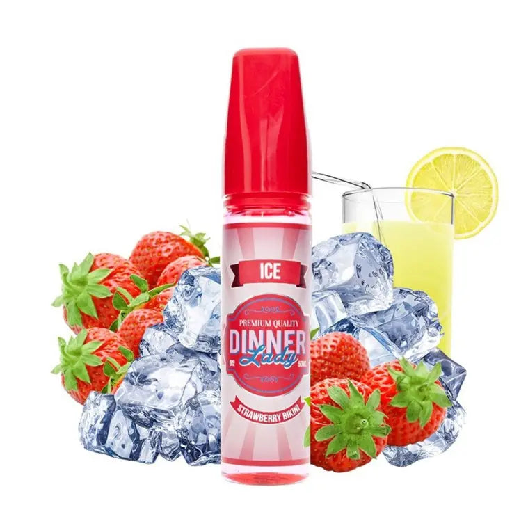 Strawberry Bikini Ice - Dinner Lady | 60ML Vape Juice | 3MG,6MG My Store