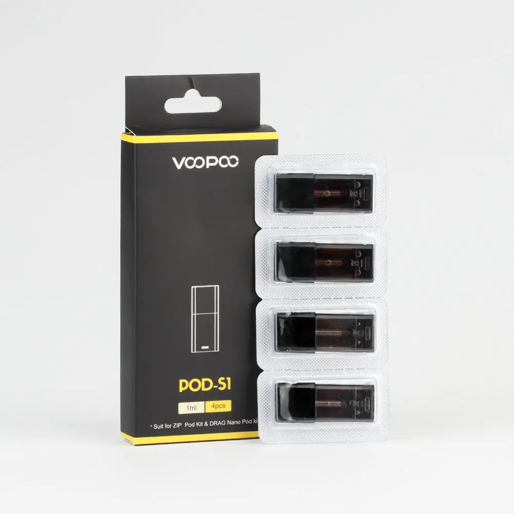 VooPoo Drag Nano Replacement Pods S1 Cartridge 4 Pack My Store
