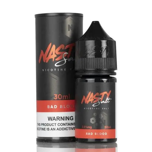 Bad Blood - Nasty Salt | 30Ml Vape Juice | 35MG,50MG My Store
