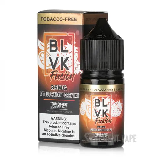 Citrus Strawberry Ice - BLVK Fusion salts | 30ML Vape Juice | 35MG My Store