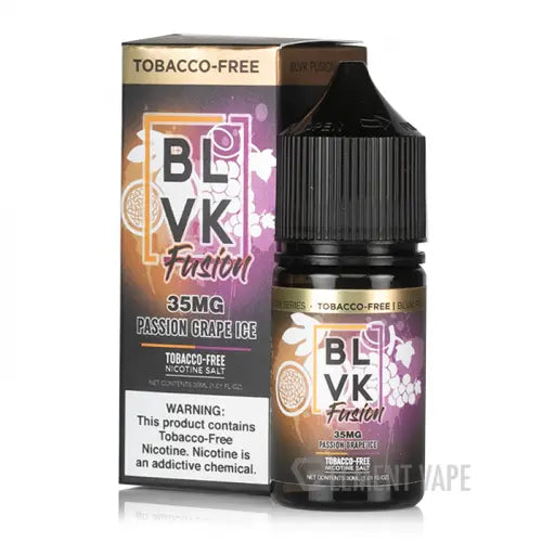 Passion Grape Ice - BLVK Fusion Salts | 30ML Vape Juice | 35MG My Store