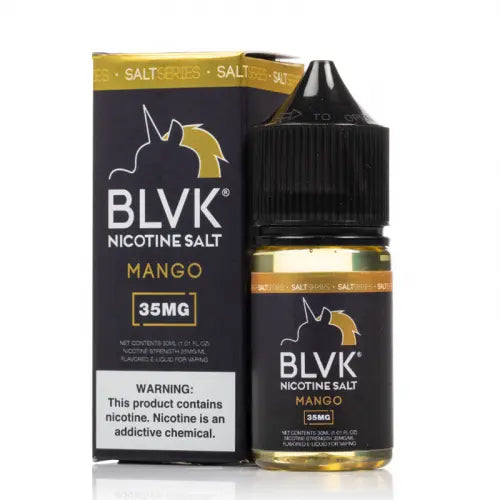 Mango - BLVK Unicorn Nicotine Salt | 30ML Vape Juice | 35MG,50MG My Store