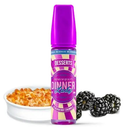 Blackberry Crumble - Dinner Lady | 60ML Vape Juice | 3MG,6MG My Store