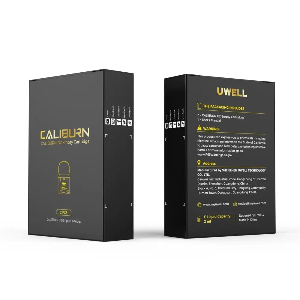 Uwell Caliburn G2/GK2 Replacement Cartridge India (Pack of 2) - My My Store Uwell Caliburn G2/GK2 Replacement Cartridge India (Pack of 2) - My My Store