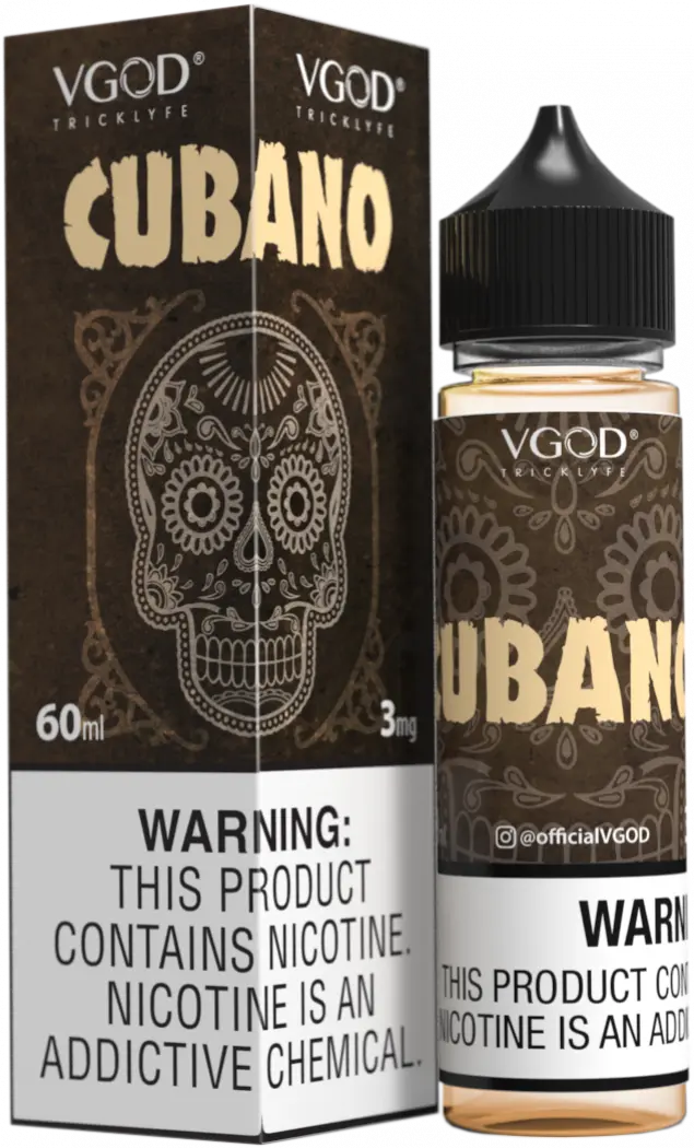 Cubano - VGod | 60ML Vape Juice | 3MG,6MG,12MG My Store