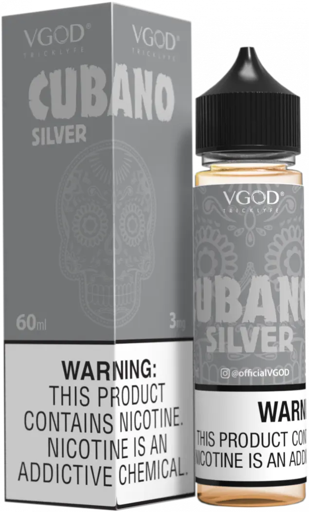 Cubano Silver - VGod | 60ML Vape Juice | 3MG,6MG,12MG My Store