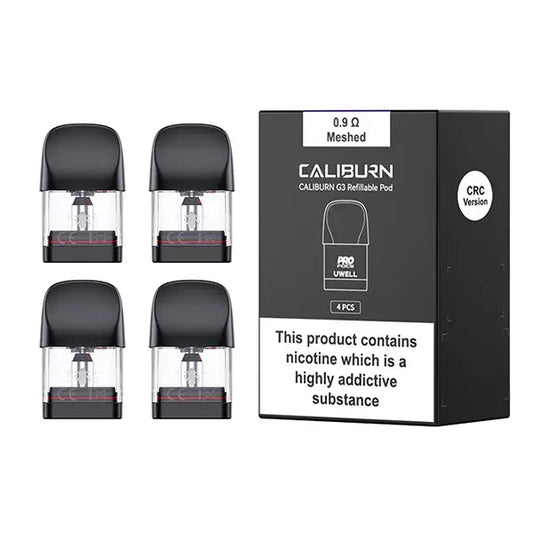 Uwell Caliburn G3/Gk3/G4  Pack Of 4 Replacement pods | Vapeshoindia  My Store