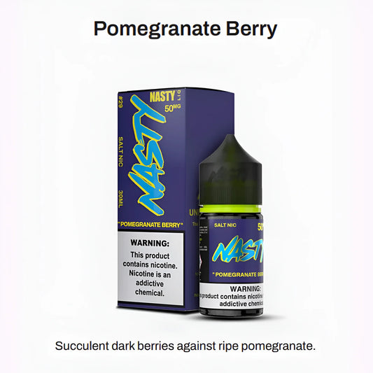 Pomegranate Berry - NASTY LIQ | 30ML Vape Juice | 35MG, 50MG  My Store