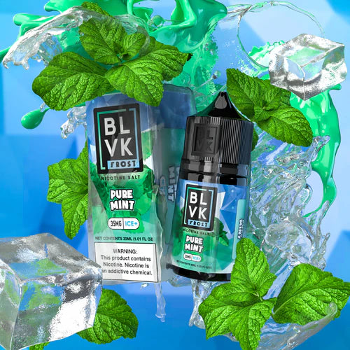 Pure Mint - BLVK Frost Salt | 30 ML Vape Juice | 35MG | Vapeshopindia  My Store