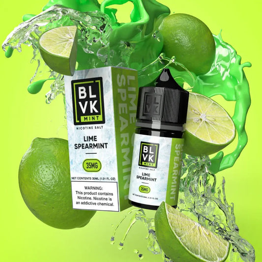 Lime Spearmint-BLVK | Mint Series | 30Ml Vape Juice | 35MG,50MG | Vapeshopindia  My Store