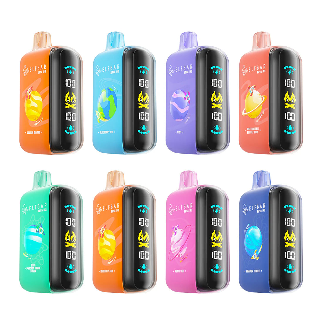 Elfbar Raya D3 25000 Puffs Disposable Vape India  My Store