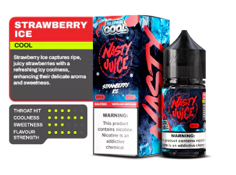 Strawberry ice - Nasty Super Cool | 30ML Nic Salt| 35MG,50MG | Vapeshopindia  My Store