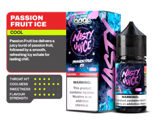 Passion Fruit Ice - Nasty Super Cool | 30ML Nic Salt| 35MG,50MG | Vapeshopindia  My Store