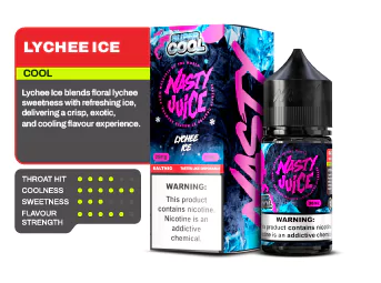 Lychee Ice - Nasty Super Cool | 30ML Nic Salt| 35MG,50MG | Vapeshopindia  My Store