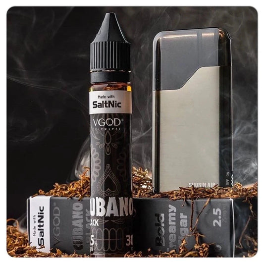 Cubano Black-Vgod SaltNic | 30Ml Vape Juice | 35MG,50MG | Vapeshopindia  My Store