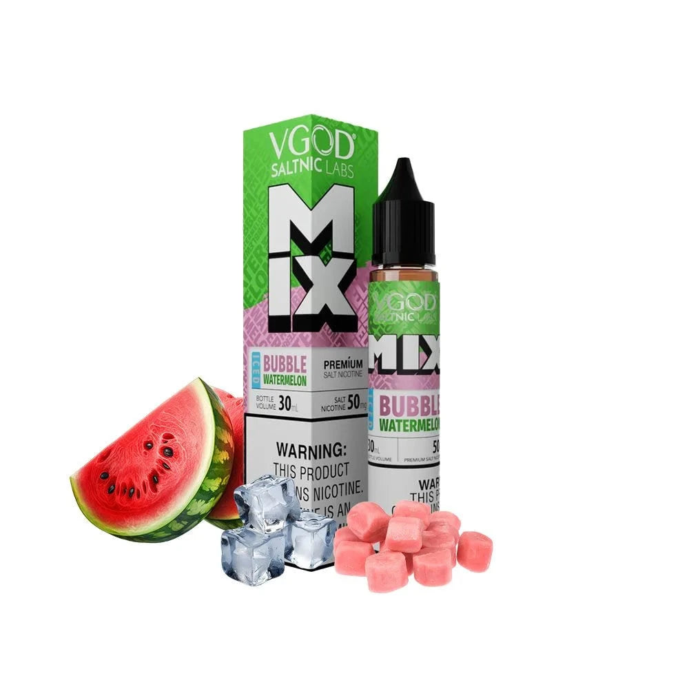 Bubble Watermelon Iced-Vgod SaltNic | 30Ml Vape Juice | 25MG,50MG | Vapeshopindia  My Store