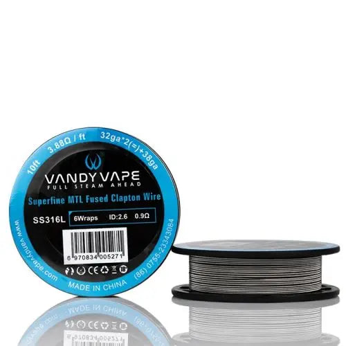 Vandy Vape Superfine MTL Wire Spools - 10 FEET  My Store