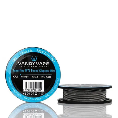 Vandy Vape Superfine MTL Wire Spools - 10 FEET  My Store
