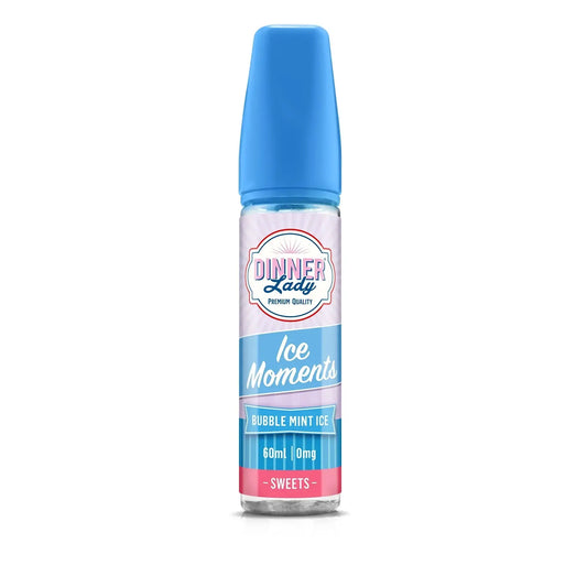 Bubble Mint - Dinner Lady Ice Moments | 60ML Vape Juice | 3MG,6MG  My Store