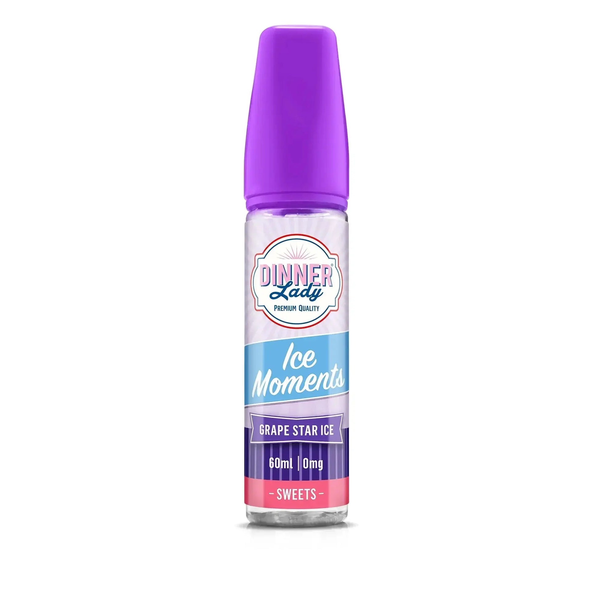 Grape Star - Dinner Lady Ice Moments | 60ML Vape Juice | 3MG, 6MG  My Store