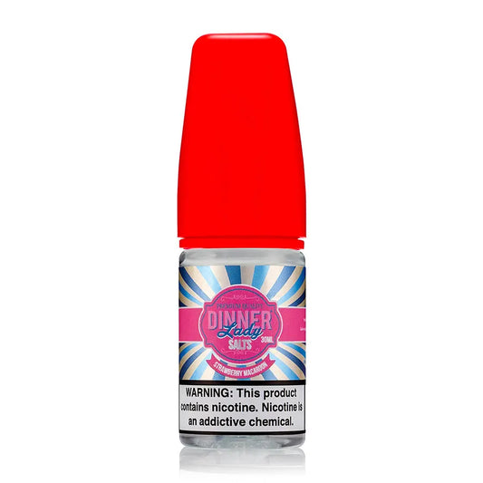 Strawberry Macaroon - Dinner Lady Salts | 30ML Vape Juice | 30MG  My Store