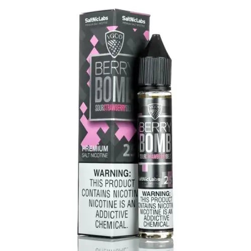 Iced Berry Bomb - VGod SaltNic | 30Ml Vape Juice | 25MG,50MG  My Store