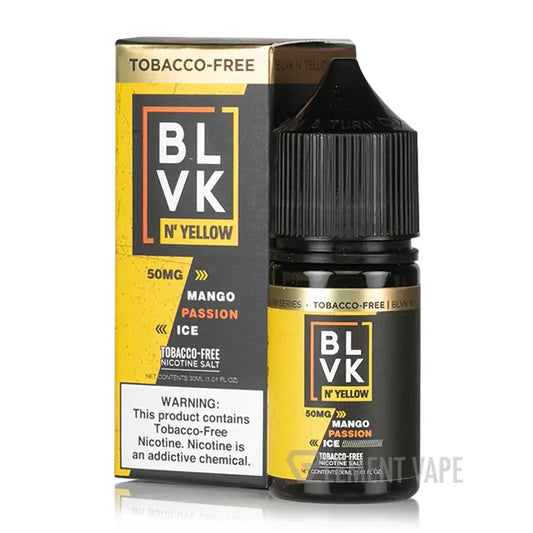 Mango Passion Ice - Blvk N' Yellow Salts | 30ML Vape Juice | 35MG,50MG  My Store