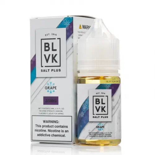 Ice Grape - Blvk Salt Plus | 30ML Vape Juice | 50MG  My Store