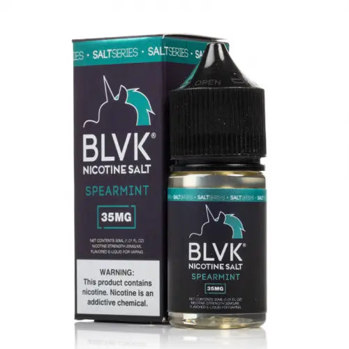 Spearmint - BLVK salt | 30ML Vape Juice | 50MG  My Store
