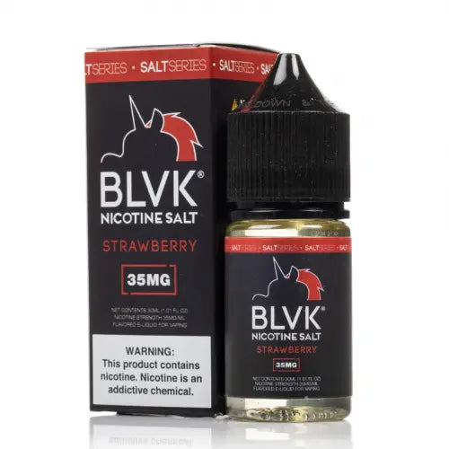 Strawberry - BLVK Salt | 30ML Vape Juice | 50MG  My Store