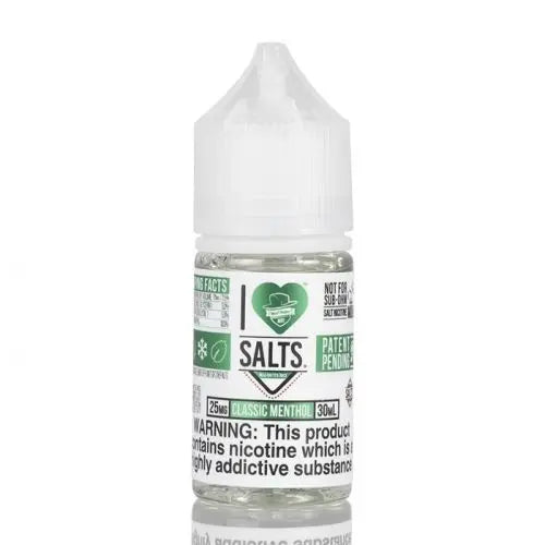 Classic Menthol - I Love Salts| 30 Ml Vape Juice | 25MG  My Store