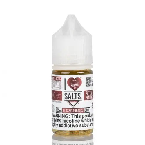 Classic Tobacco - I Love Salts | 30Ml vape Juice | 25MG,50MG  My Store