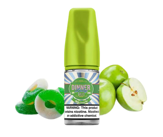 Apple Sours Ice - Dinner Lady Salts | 30ML Vape Juice | 50MG  My Store