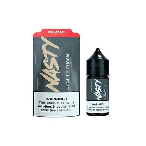 Vanilla Cuban - Nasty Podmate Salt | 30ML Vape Juice | 35MG,50MG  My Store