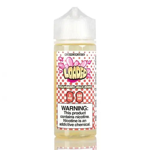 Strawberry Jelly Donut by Loaded | 120ML Vape Juice | 0MG  My Store
