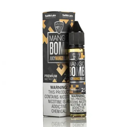 Iced Mango Bomb - VGod SaltNic | 30ML Vape Juice | 25MG,50MG  My Store