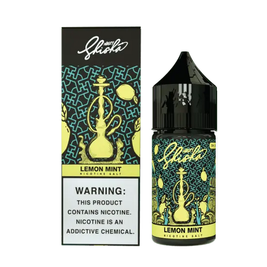 Lemon Mint - Nasty Shisha Salt | 30Ml Vape Juice | 35MG,50MG  My Store