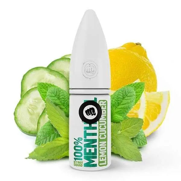 Menthol Lemon Cucumber - Riot Squad | 30ML Vape Juice | 20MG,48MG  My Store