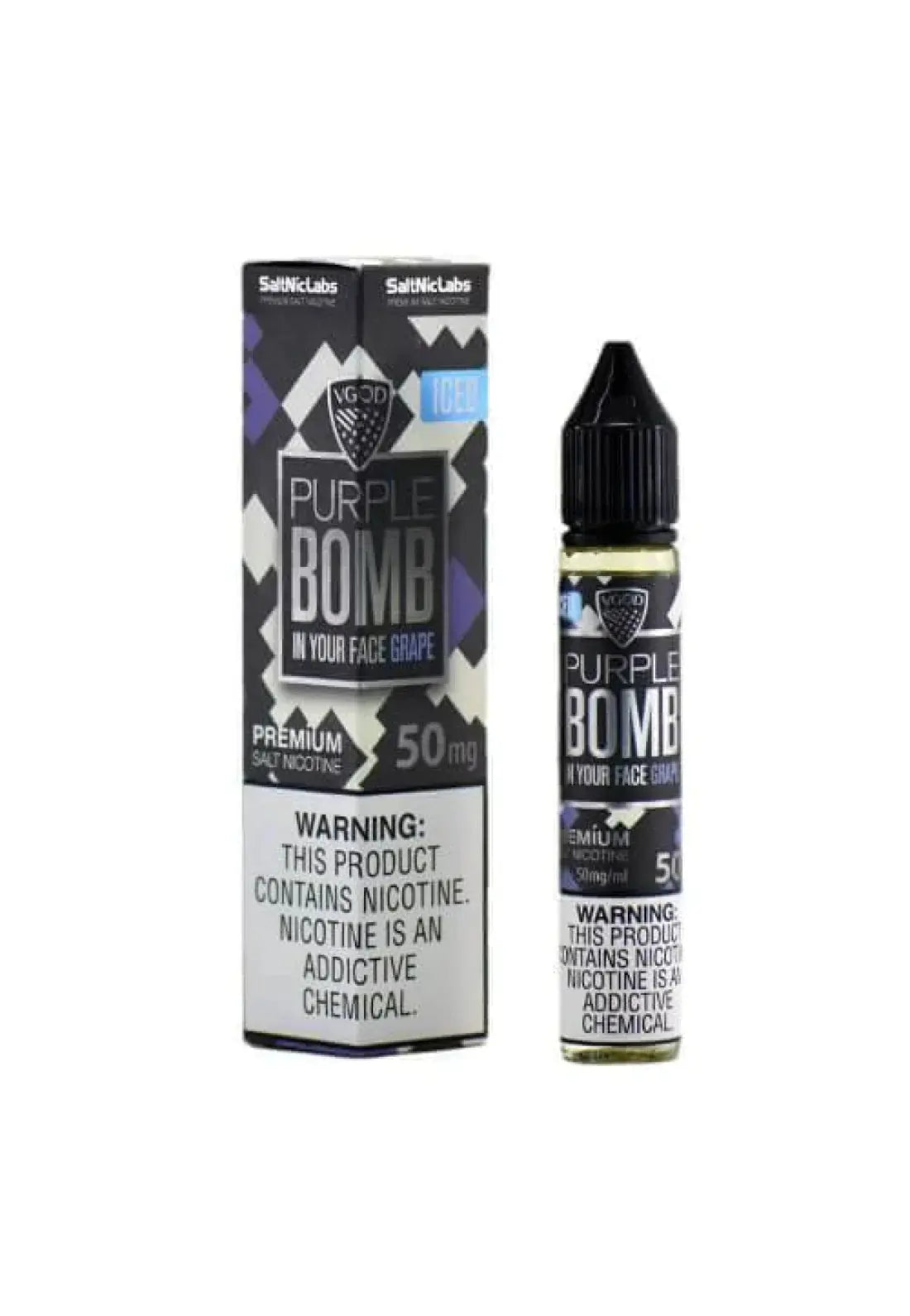 Purple Bomb - VGod SaltNic | 30ML Vape Juice | 25MG,50MG  My Store